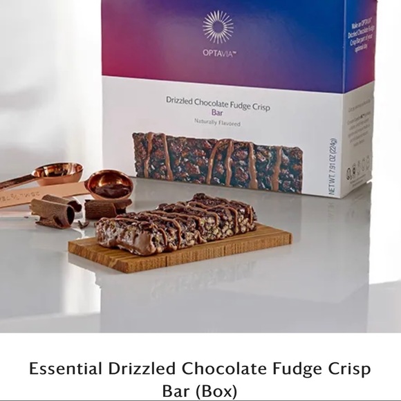 Drizzled Chocolate Fudge Bars | OPTAVIA unopened - Picture 1 of 3